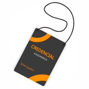 CREDENCIAL 10X15 CM - PVC 0,5mm - FRENTE